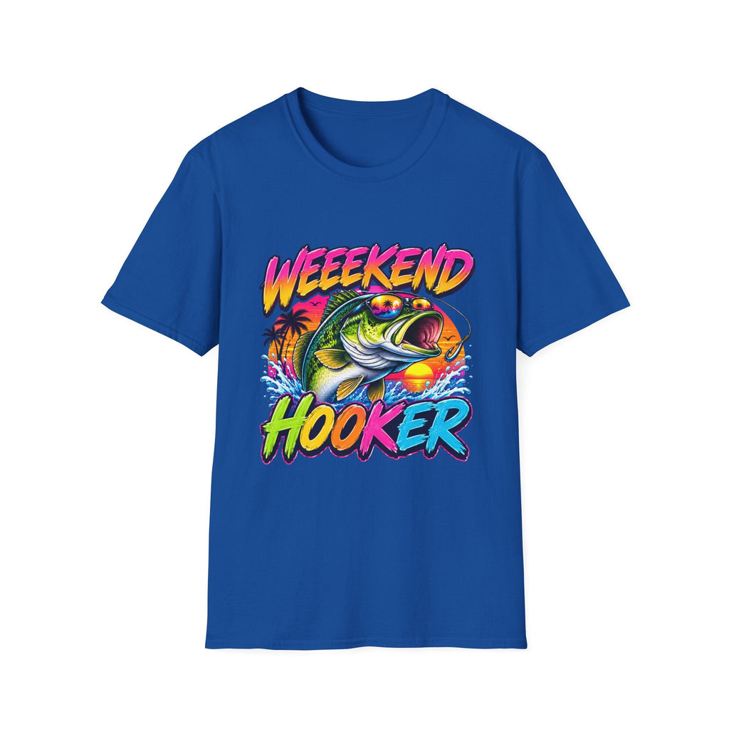 Weekend Hooker T-Shirt — Retro Fishing Bass Graphic Tee - Rooted & Reckless Co.