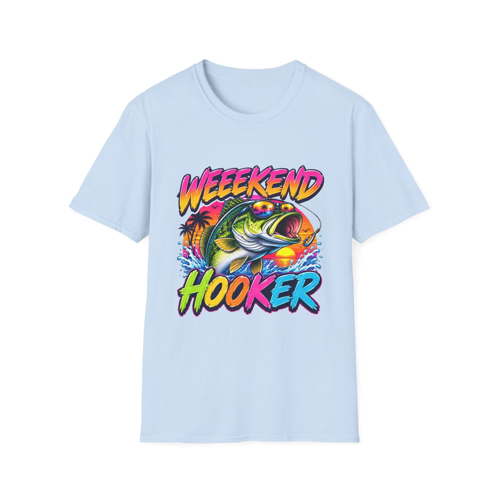 Weekend Hooker T-Shirt — Retro Fishing Bass Graphic Tee - Rooted & Reckless Co.
