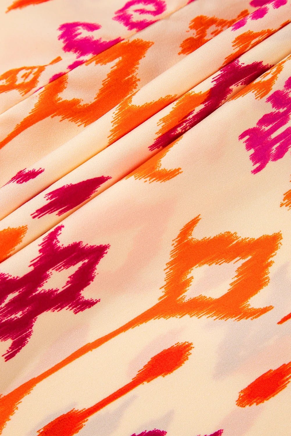 Western Abstract Geometric Long Sleeve Maxi Dress - Rooted & Reckless Co.