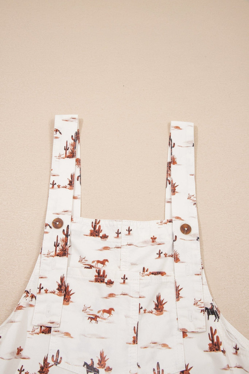 Western Adjustable Buttoned Strap Dungaree Jumpsuit - Rooted & Reckless Co.