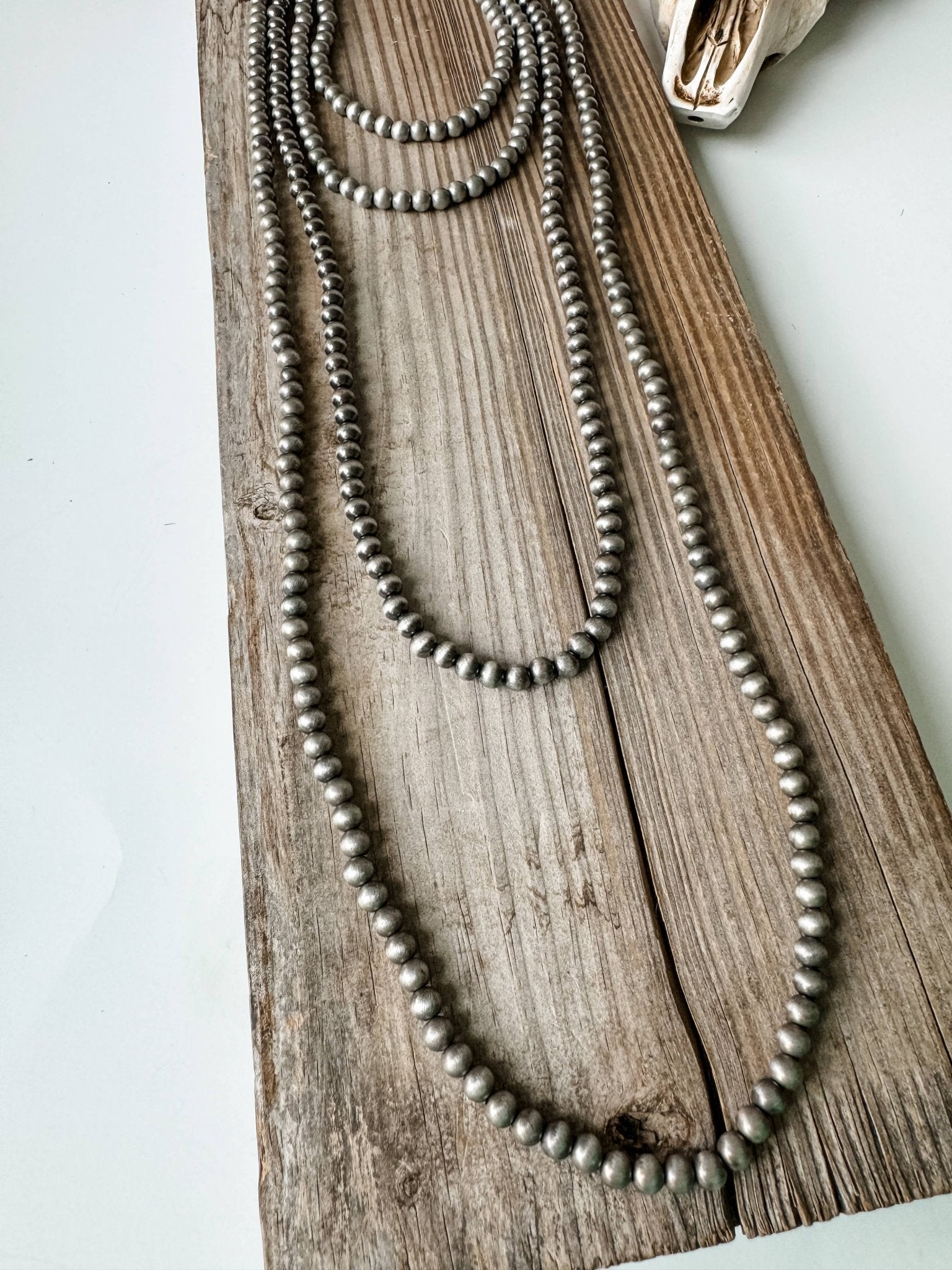 Western Bead Necklace 16” 18” 28” 36” - Rooted & Reckless Co.