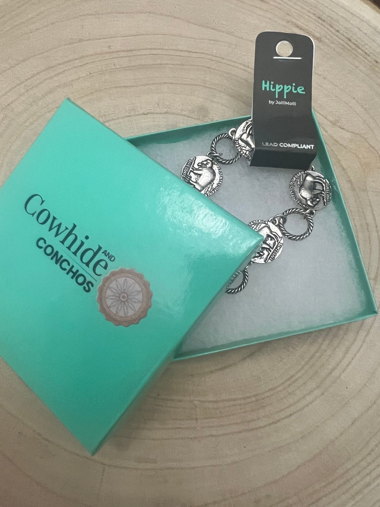 Western Buffalo Coin Toggle Bracelet - Rooted & Reckless Co.