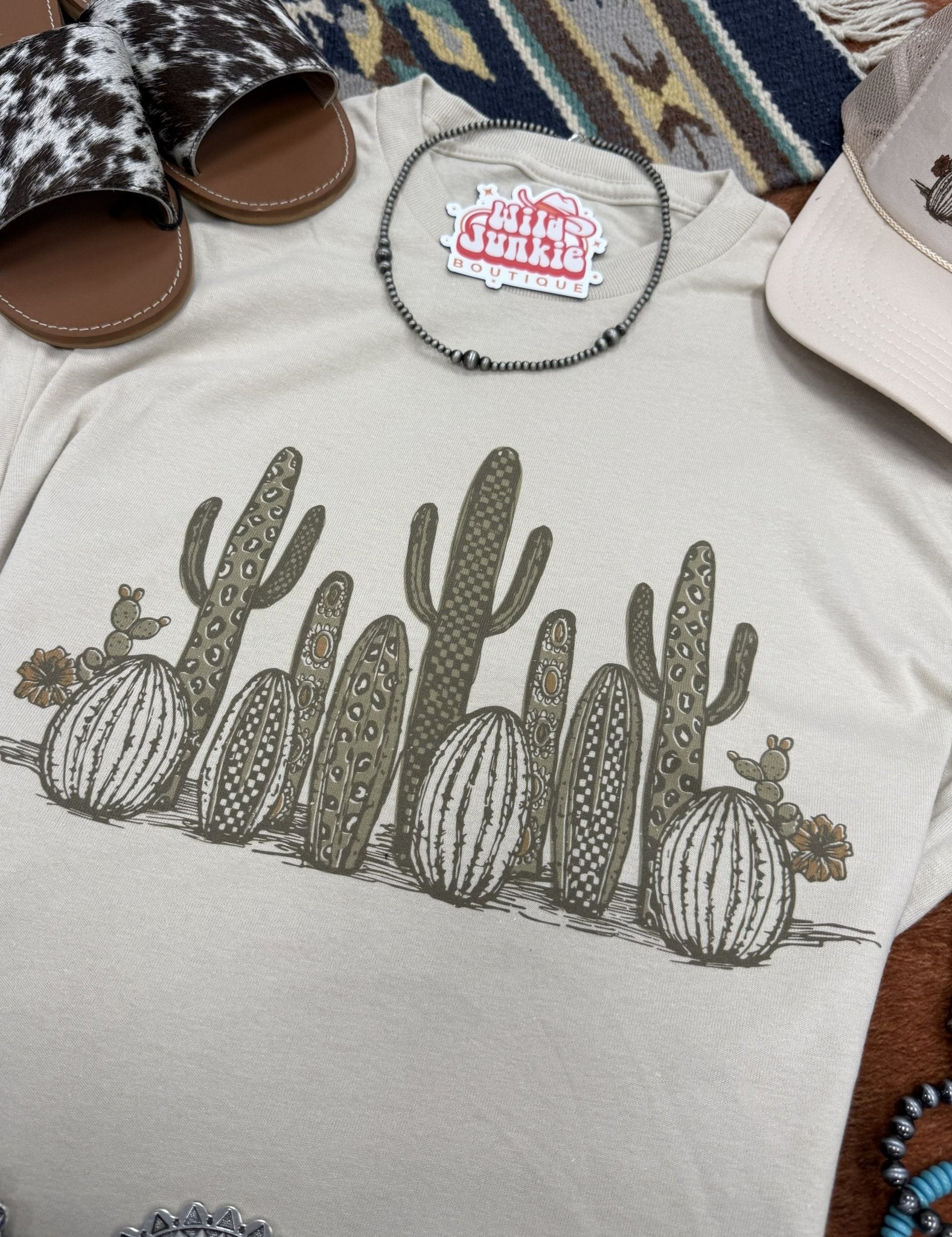Western Cactus Garden Graphic Tee - Rooted & Reckless Co.
