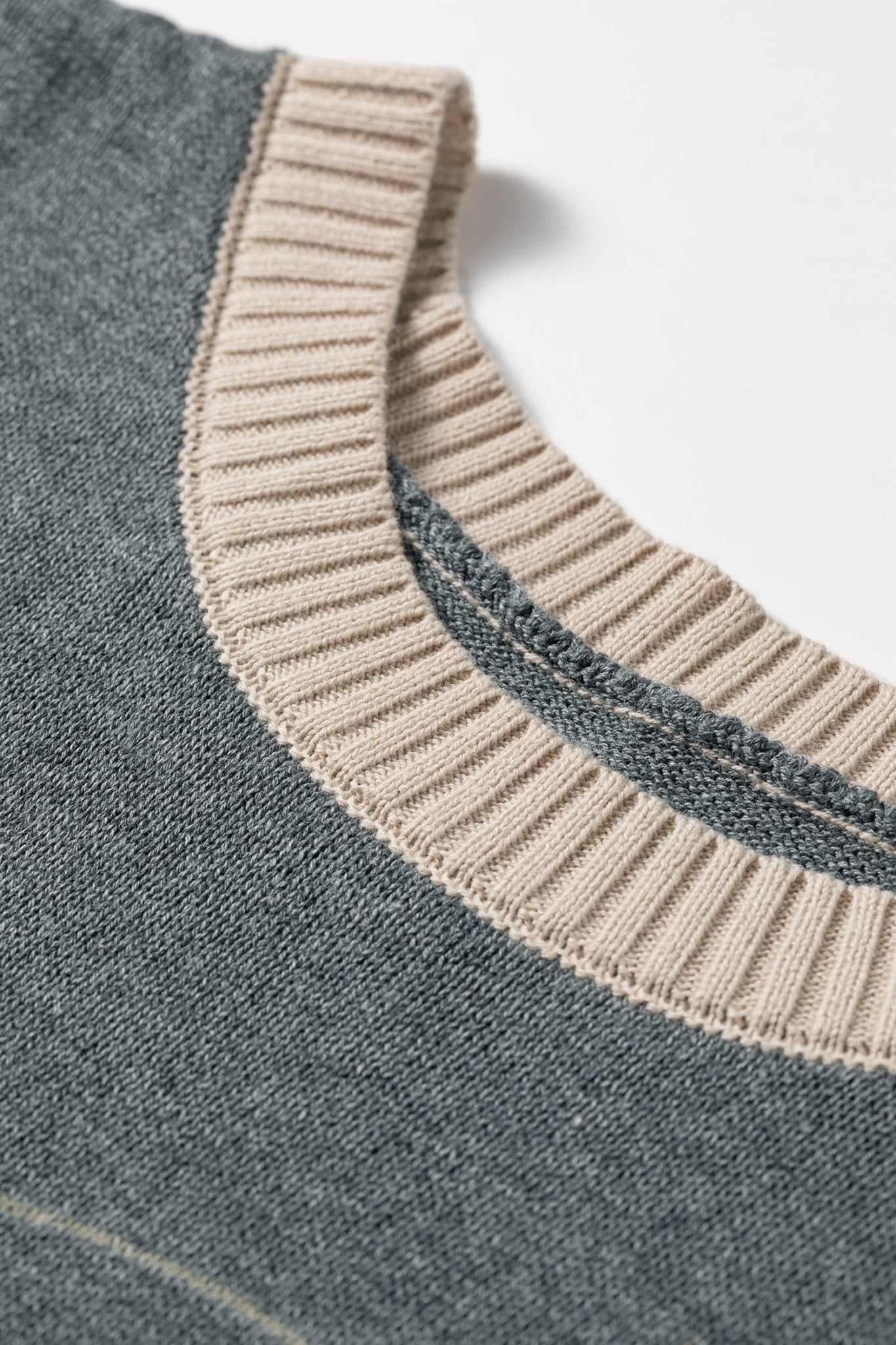 Western Colorblock Sleeveless Knit Vest - Rooted & Reckless Co.