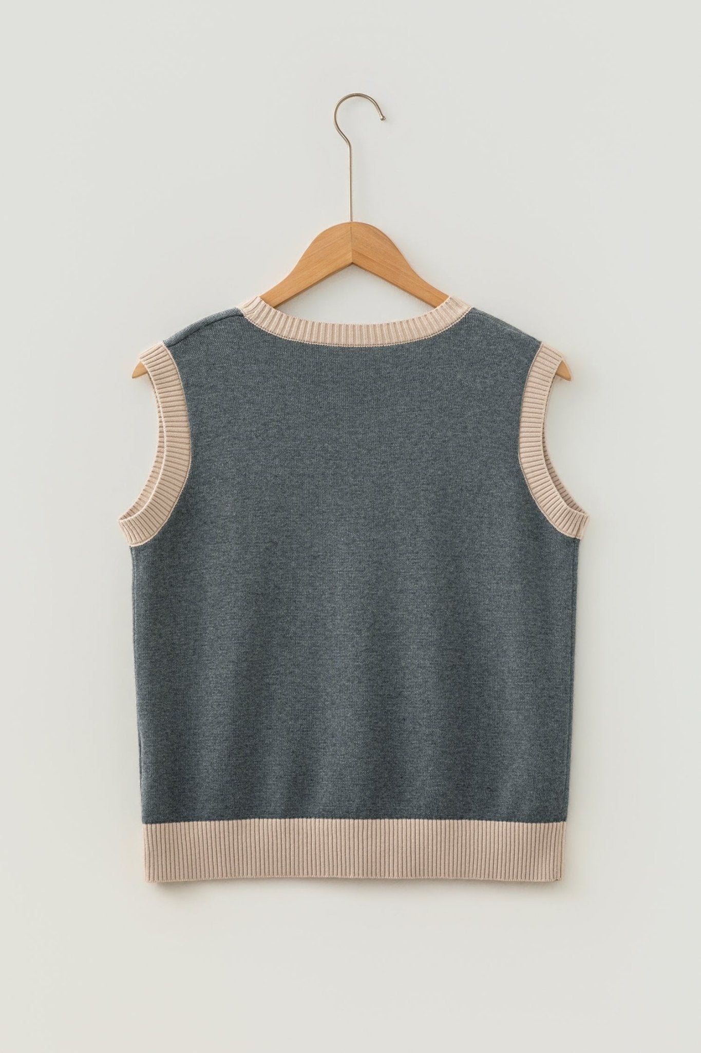 Western Colorblock Sleeveless Knit Vest - Rooted & Reckless Co.