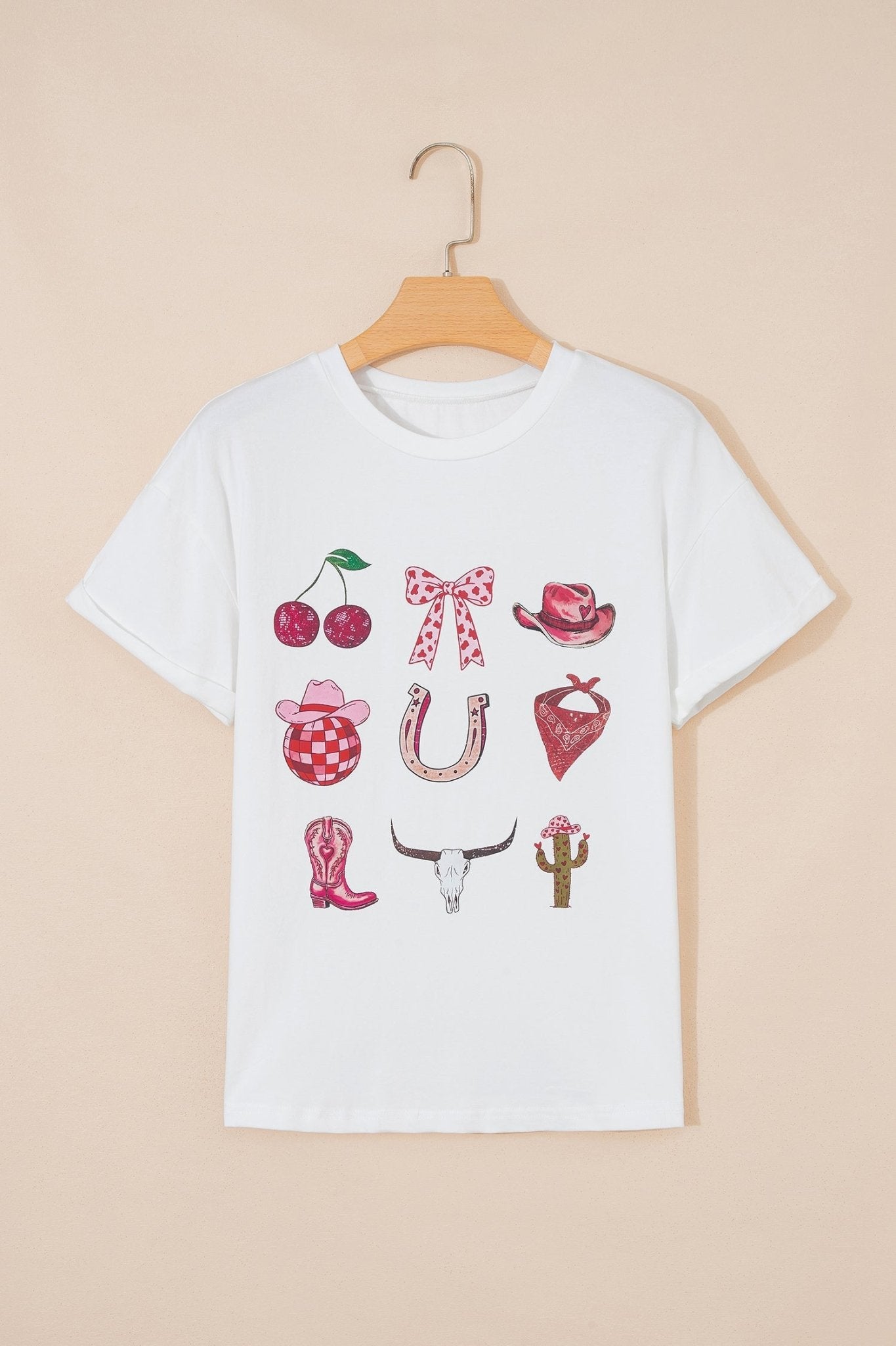 Western Coquette Cowgirl Short Sleeve Tee - Rooted & Reckless Co.