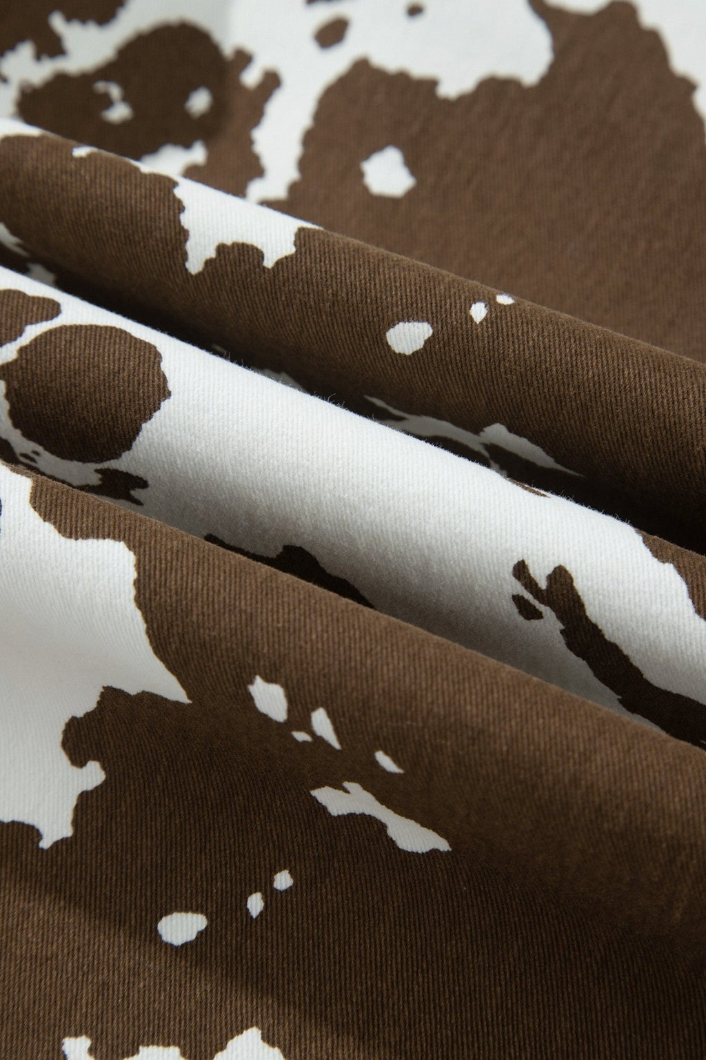 Western Cow Print High Waist Straight Leg Jeans - Rooted & Reckless Co.