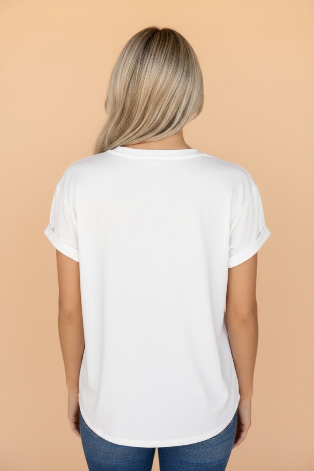 Western Cowboy & Cactus Embroidered Tee - Rooted & Reckless Co.