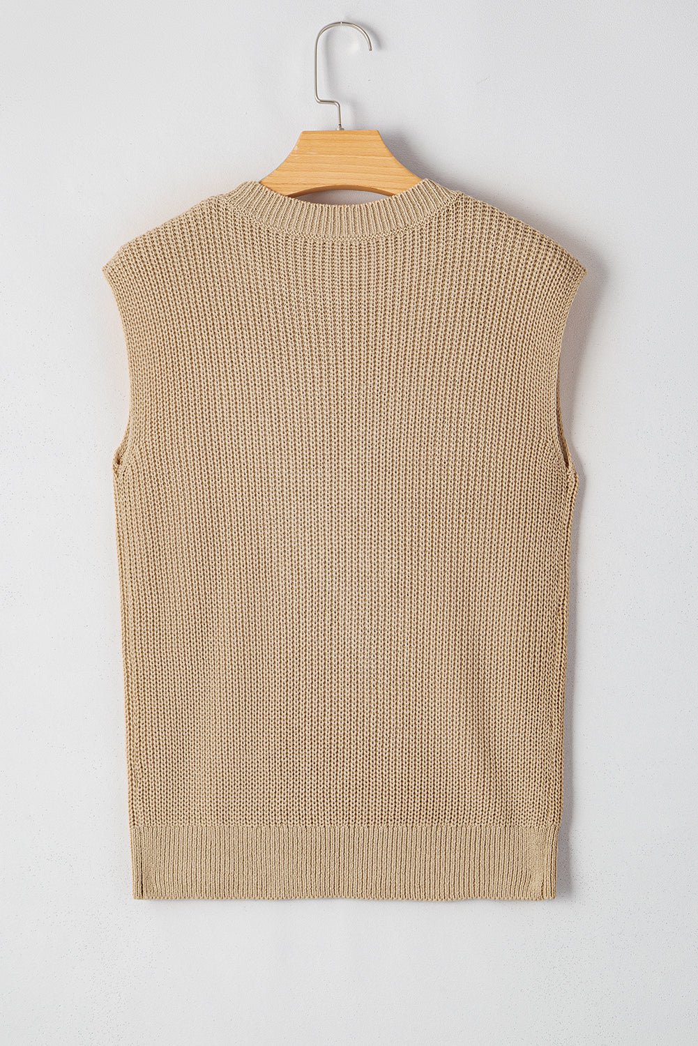 Western Cowboy Embroidered Round Neck Sleeveless Sweater - Rooted & Reckless Co.