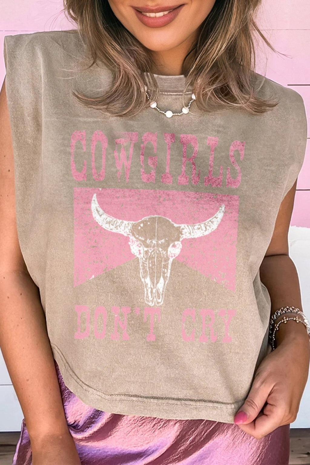 Western Cowgirls Don't Cry Graphic Tank Top - Rooted & Reckless Co.