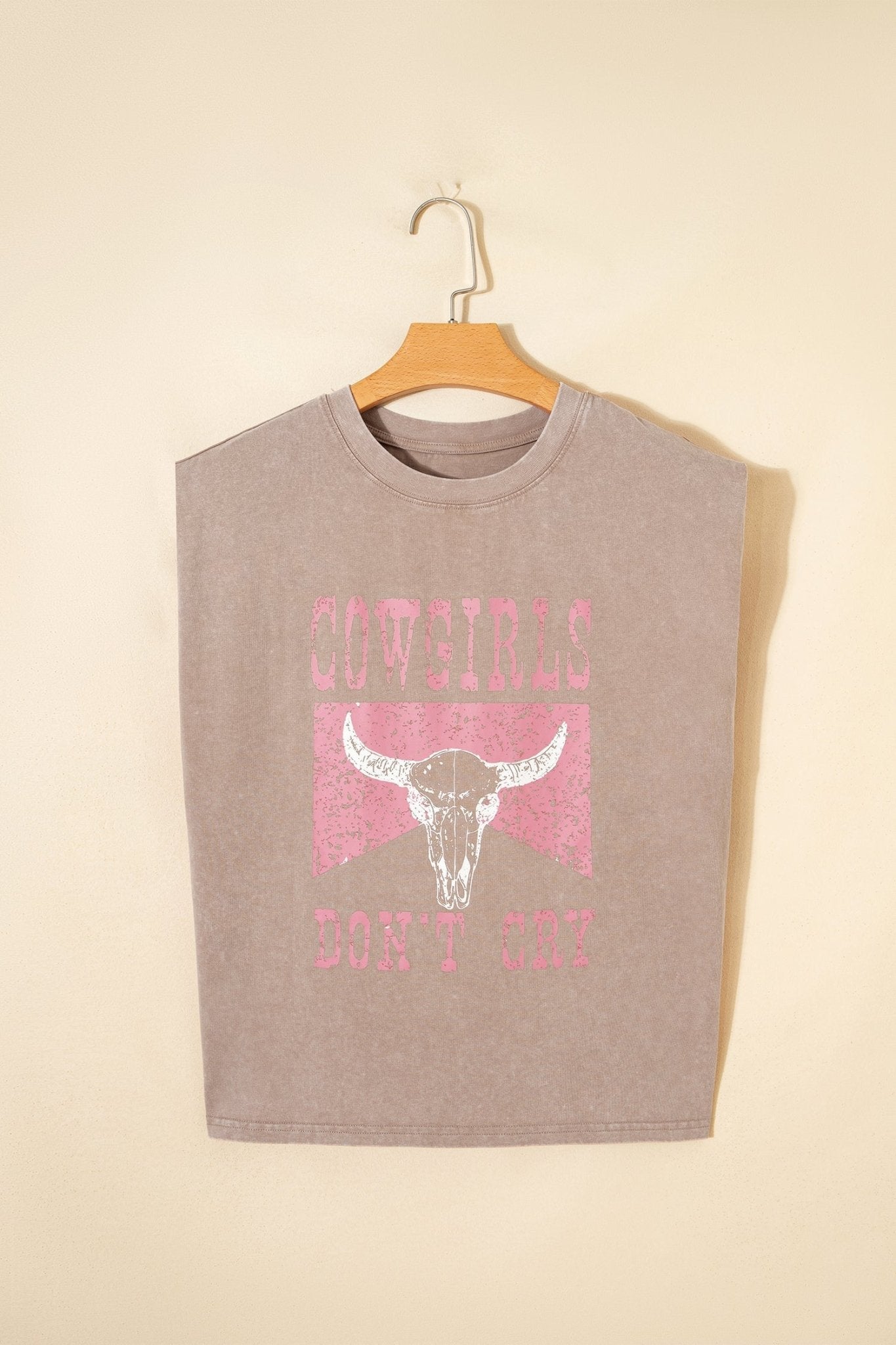 Western Cowgirls Don't Cry Graphic Tank Top - Rooted & Reckless Co.