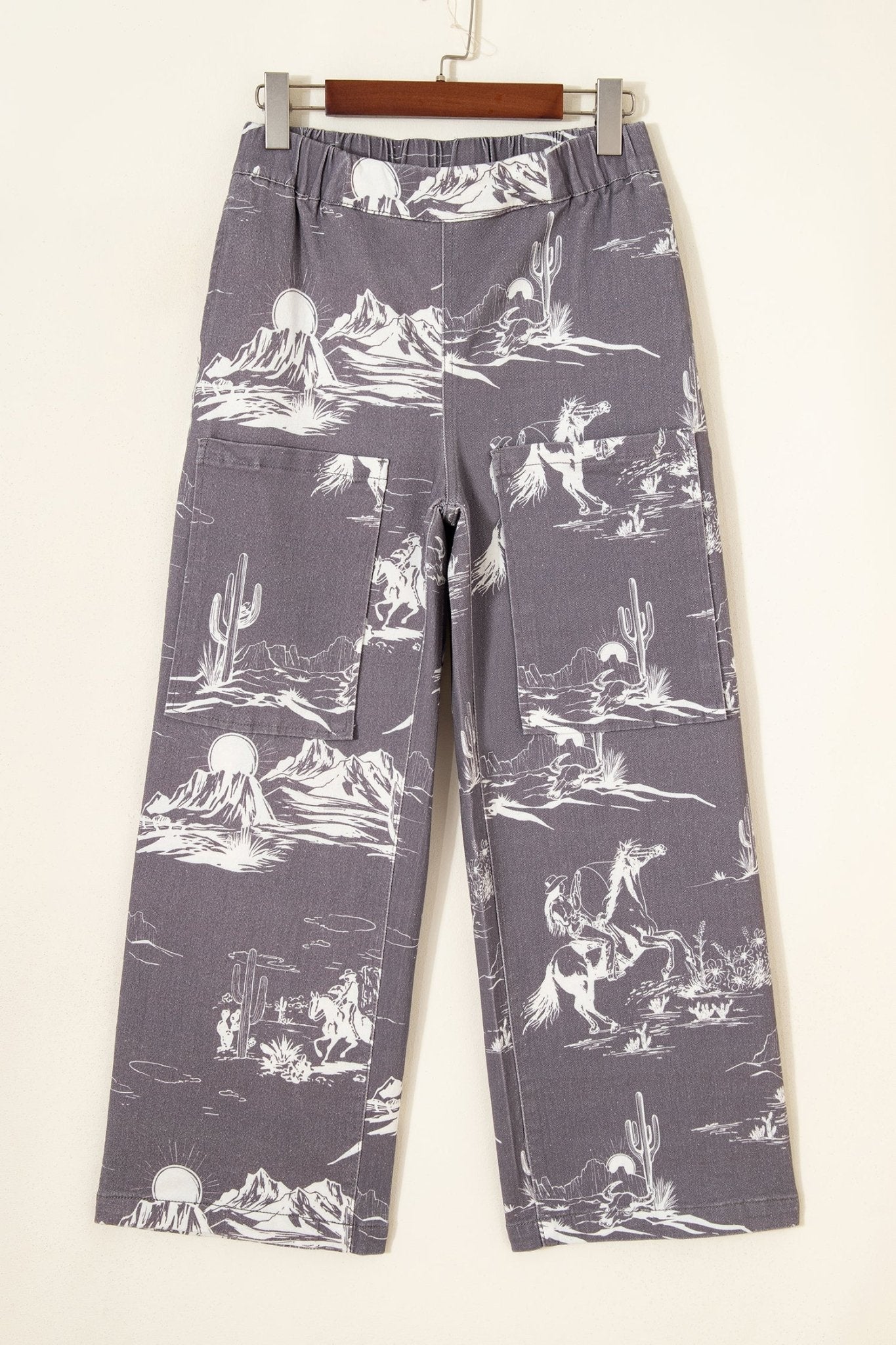 Western Elastic High Waist Straight Leg Jeans - Rooted & Reckless Co.