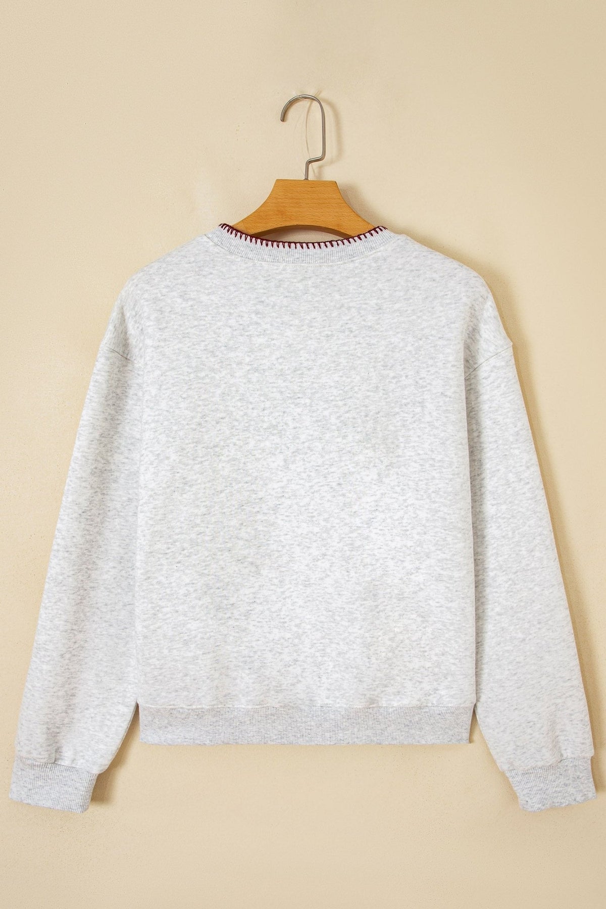 Western Embroidered Round Neck Graphic Sweatshirt - Rooted & Reckless Co.