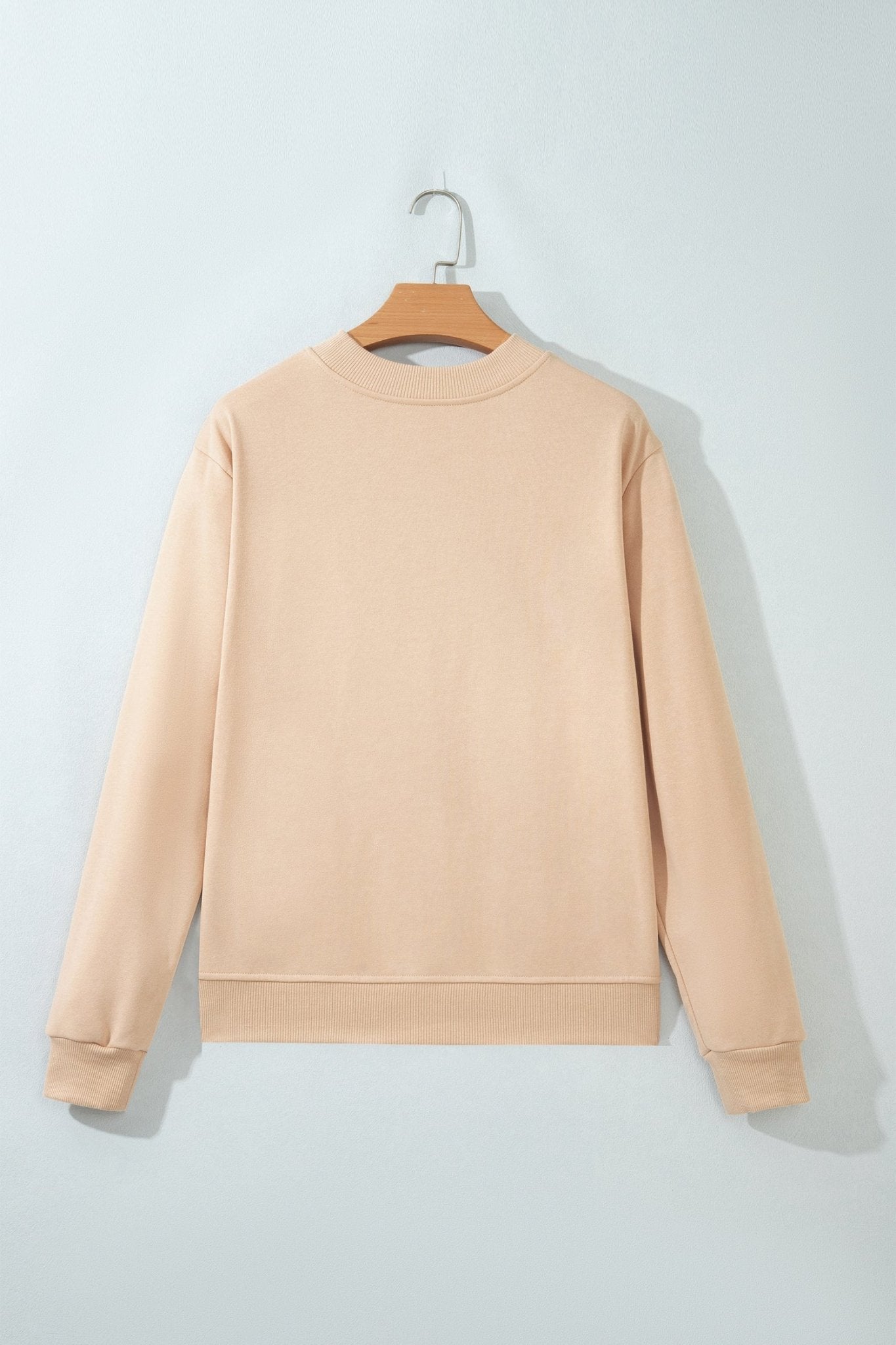 Western Embroidered Round Neck Long Sleeve Sweatshirt - Rooted & Reckless Co.