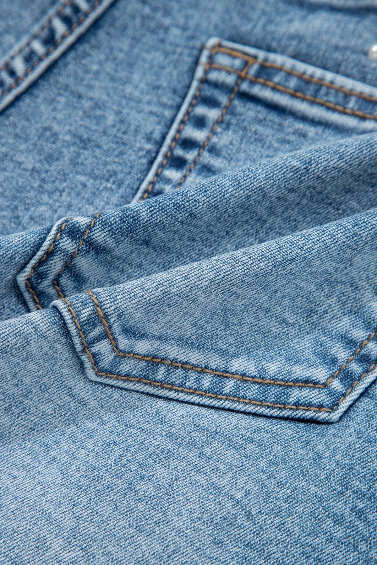 Western Embroidered Studded Denim Shorts - Rooted & Reckless Co.