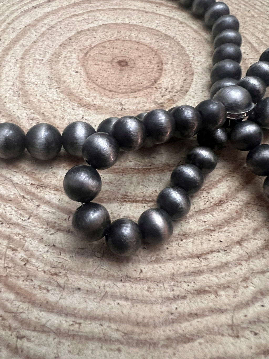 Western Faux Bow Pearl Necklace — 10mm Faux Sterling Pearls (16 Inch) - Rooted & Reckless Co.
