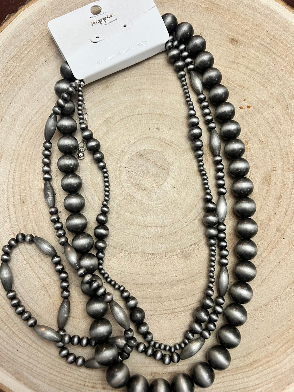 Western Faux Sterling Pearl 3-Piece Necklace Set — 18", 22", 26" Layered Trio - Rooted & Reckless Co.