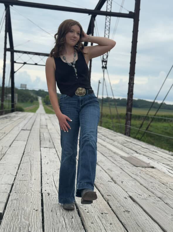 Western Faux White Buffalo Lariat Statement Necklace — 24 Inch Bold Statement - Rooted & Reckless Co.