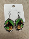 Western Framed Horse Fashion Earrings — Equestrian Statement (1½" x 1") - Rooted & Reckless Co.