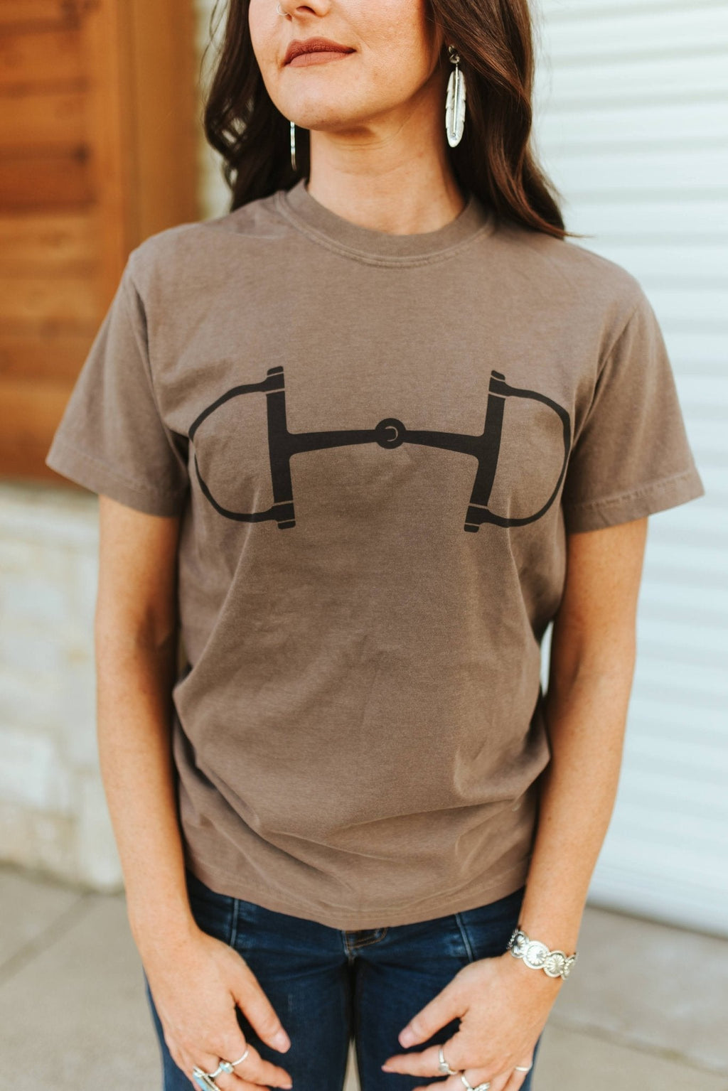 Western Horse Bit Graphic Tee - Rooted & Reckless Co.