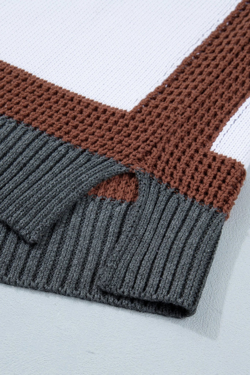 Western Horse Colorblock Trim Sleeveless Sweater Top - Rooted & Reckless Co.