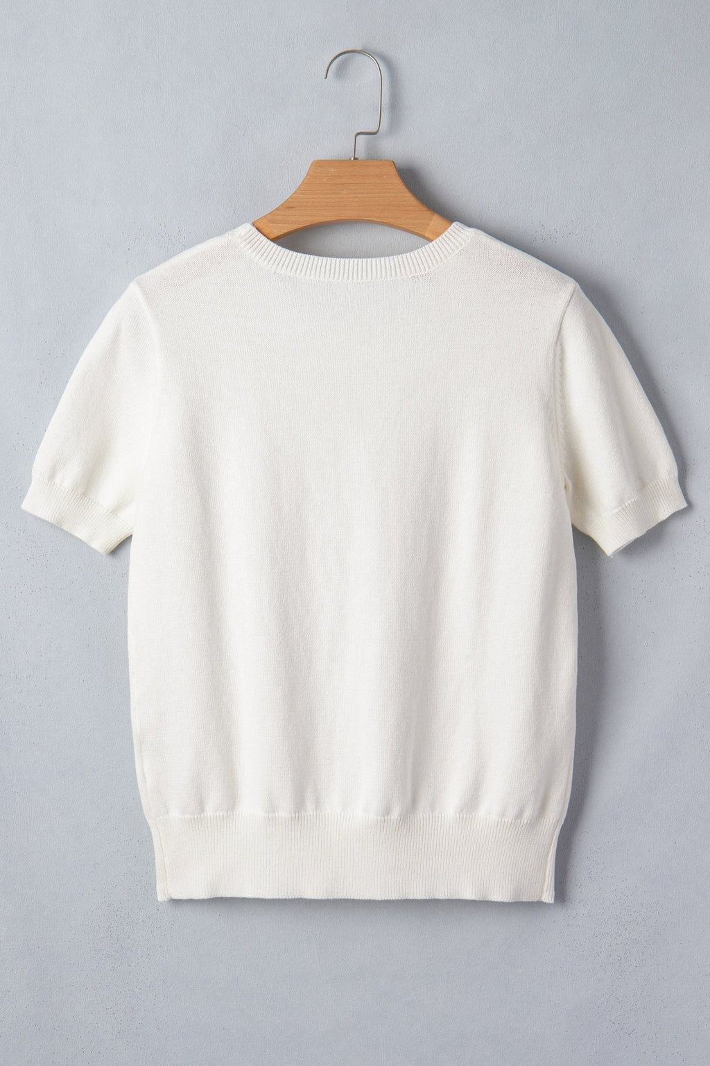 Western Horse Head Short Sleeve Sweater - Rooted & Reckless Co.