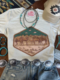 Western Horses Graphic Tee - Rooted & Reckless Co.