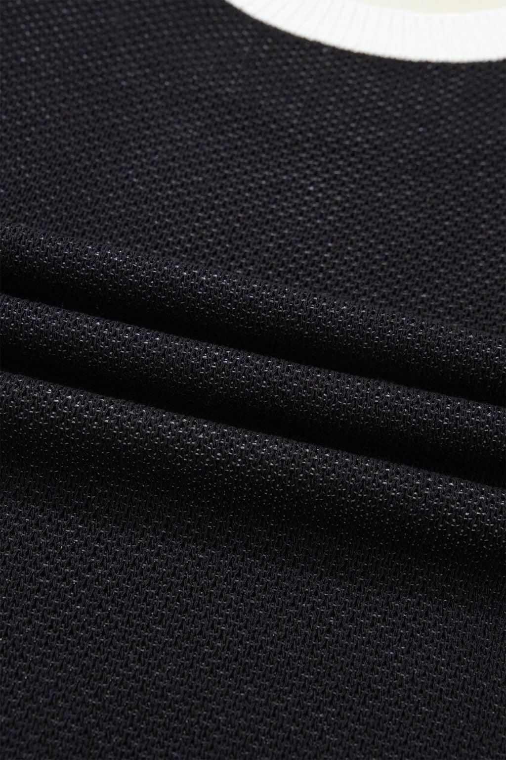 Western Horseshoe Contrast Trim Short Sleeve Sweater - Rooted & Reckless Co.