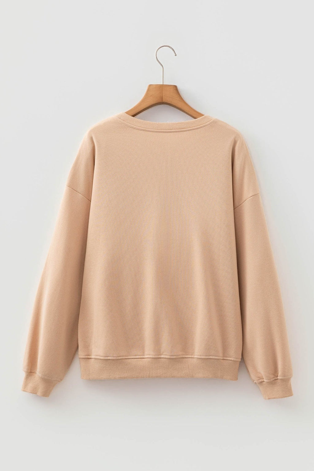 Western Horseshoe Embroidered Patch Drop Shoulder Sweatshirt - Rooted & Reckless Co.