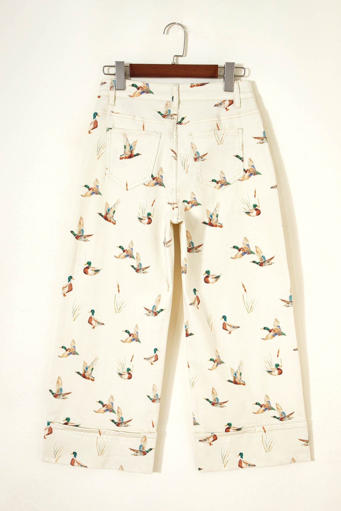 Western Mallard Cuffed Hem Shift Jeans - Rooted & Reckless Co.