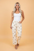 Western Mallard Cuffed Hem Shift Jeans - Rooted & Reckless Co.