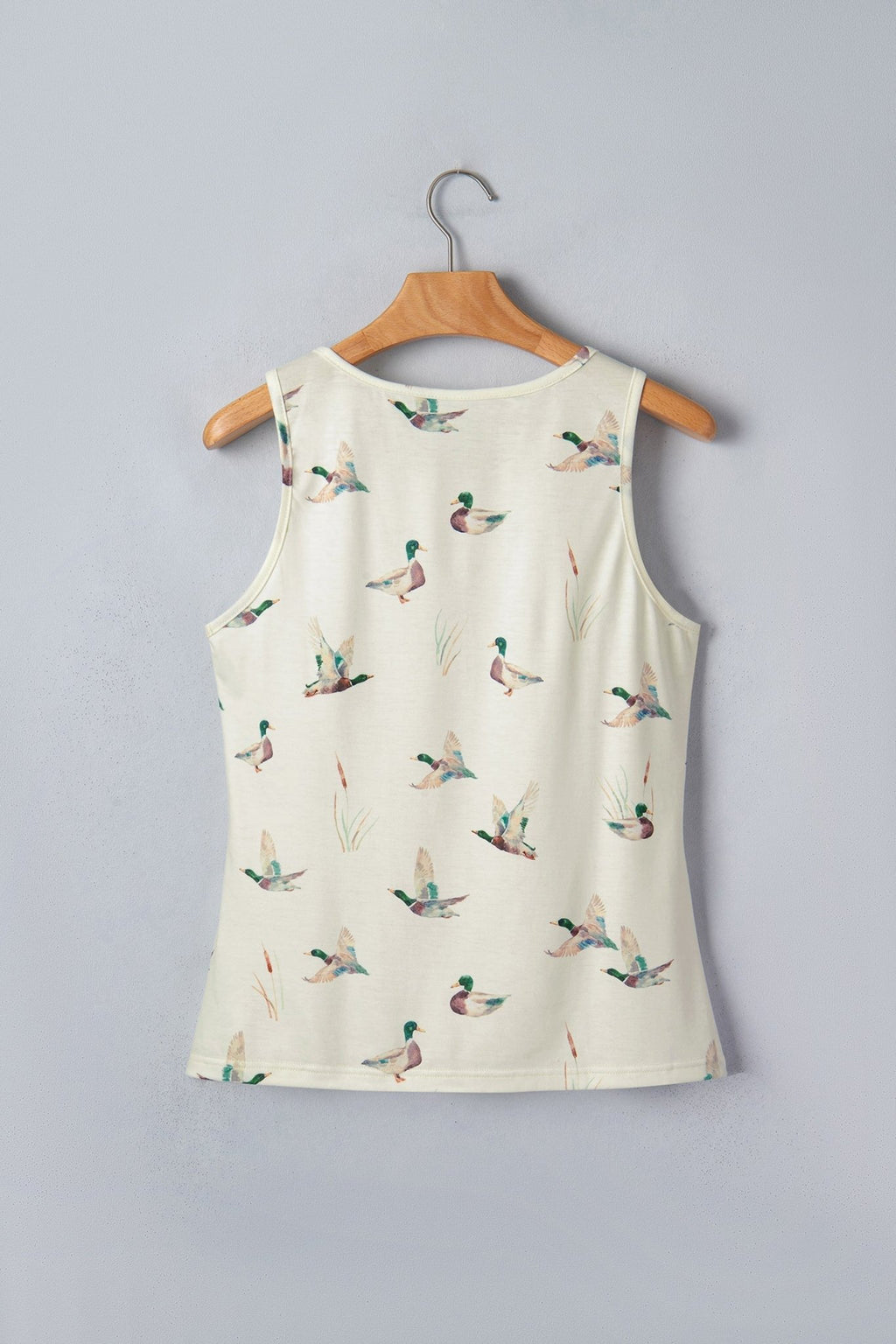 Western Mallard Round Neck Tank Top - Rooted & Reckless Co.