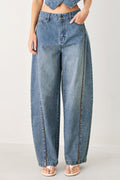 WESTERN MUSE DENIM BALLON PANTS - Rooted & Reckless Co.