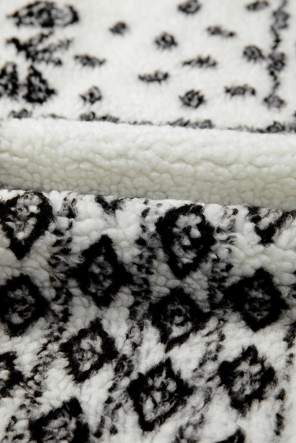 Western Paisley Sherpa Pocketed Vest - Rooted & Reckless Co.