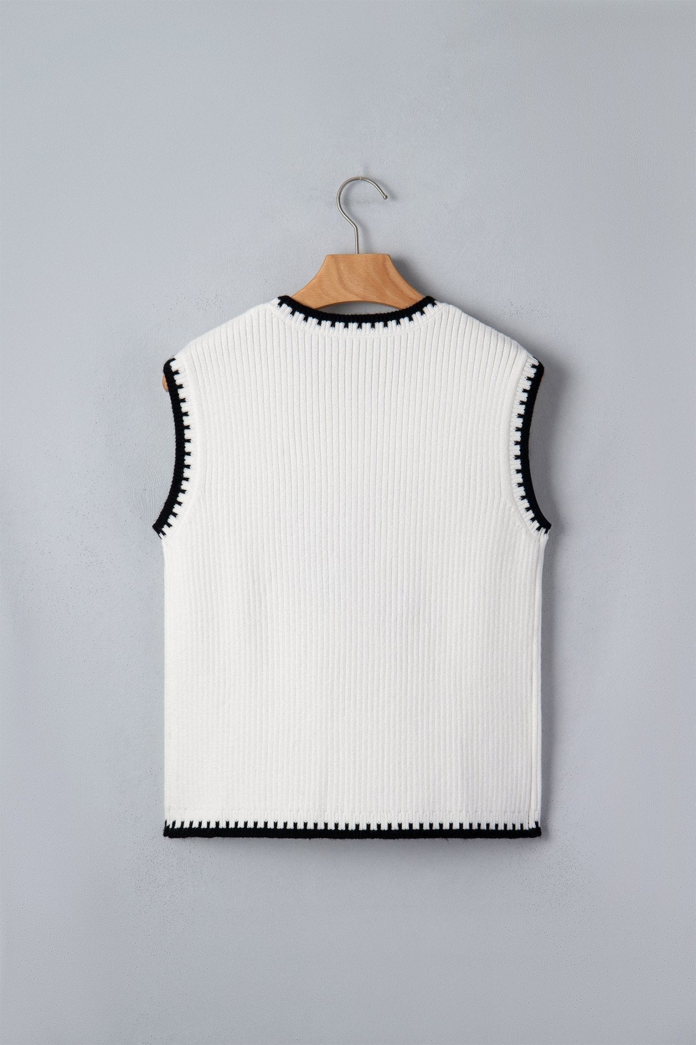 Western Rodeo Cowboy Contrast Trim Sweater Top - Rooted & Reckless Co.