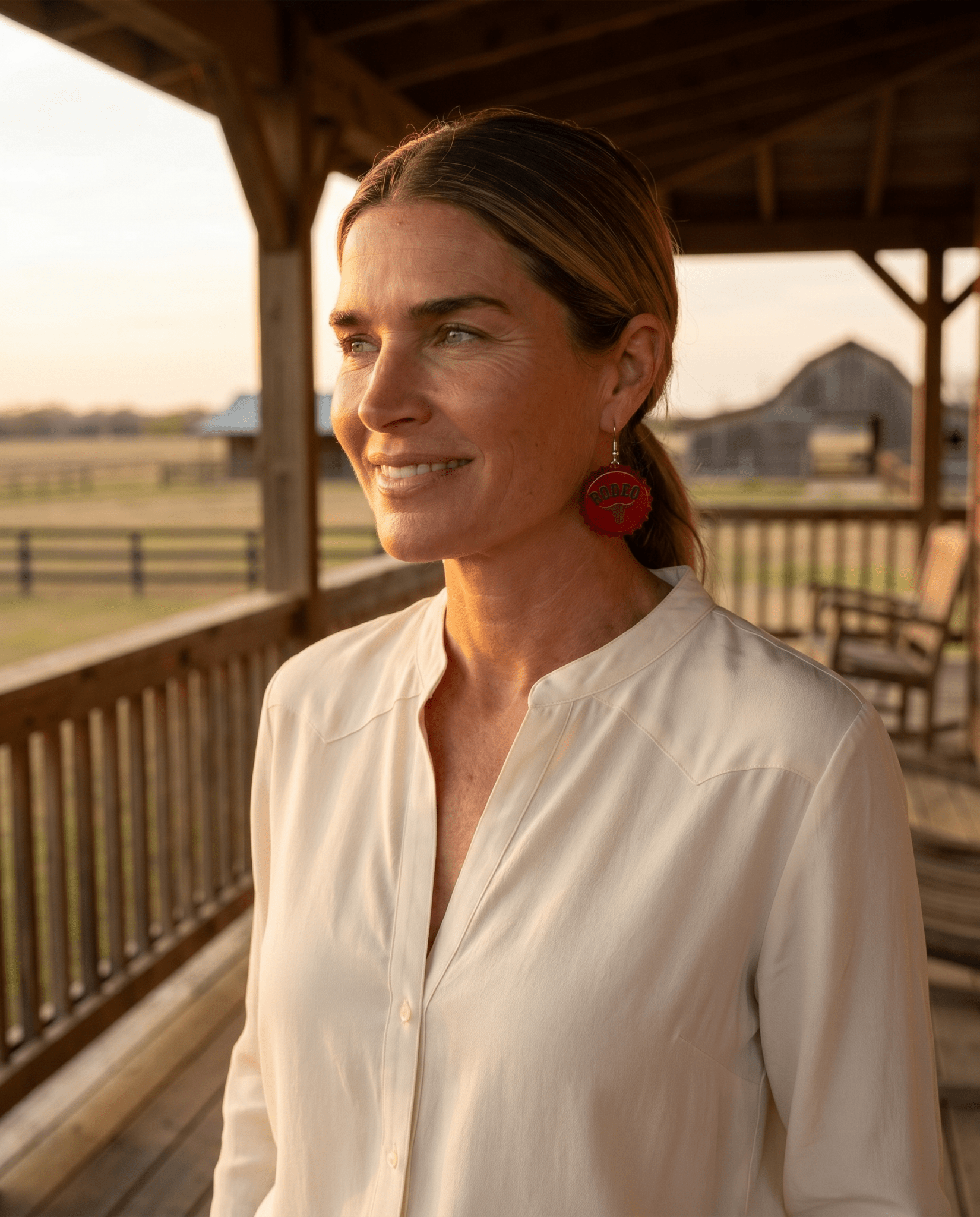 Western Rodeo Steer Head Beer Cap Earrings — Bull Motif Western Statement - Rooted & Reckless Co.