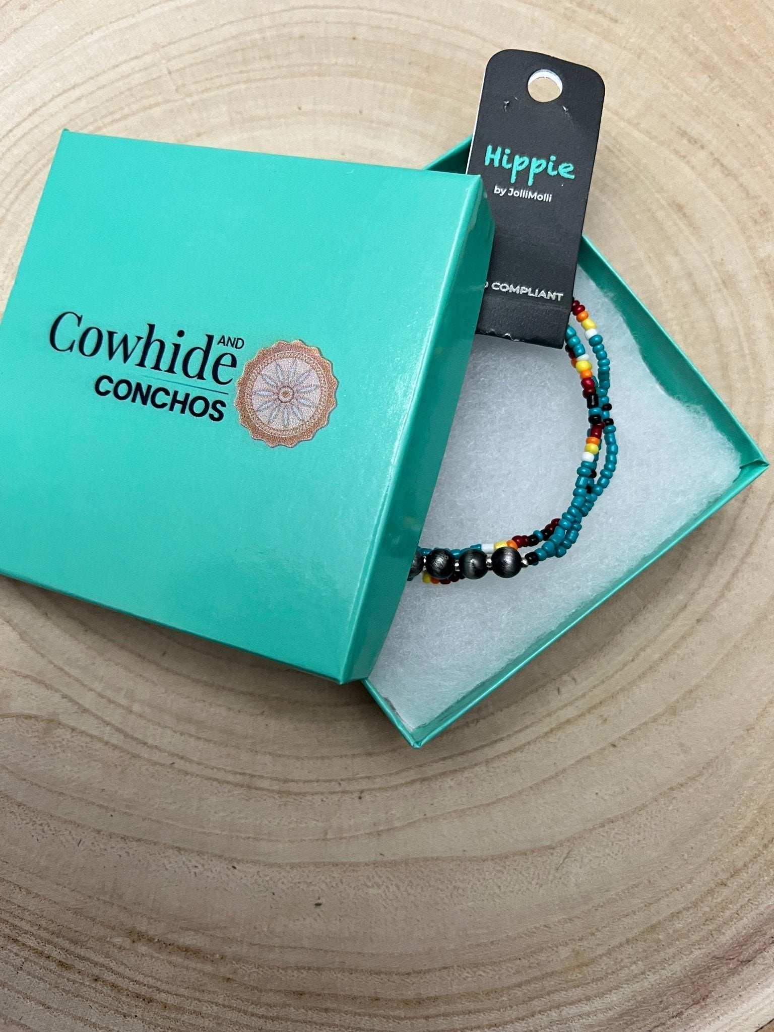 Western Seed Bead & Navajo Pearl Stretch Bracelet Set — 3-Piece Turquoise Stack - Rooted & Reckless Co.