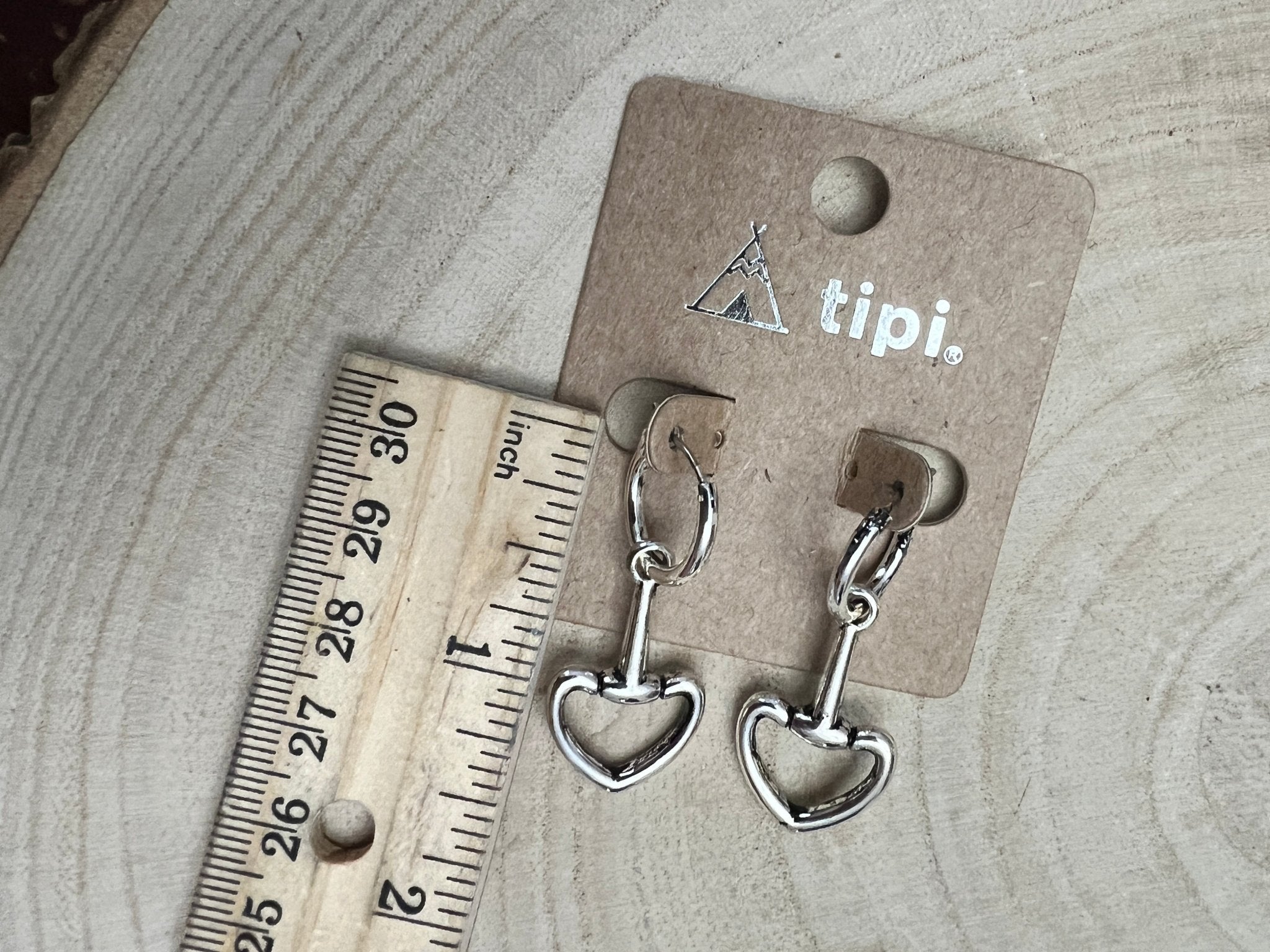 Western Snaffle Bit Dangle Hoop Earrings — Equestrian 1¼" Drop - Rooted & Reckless Co.