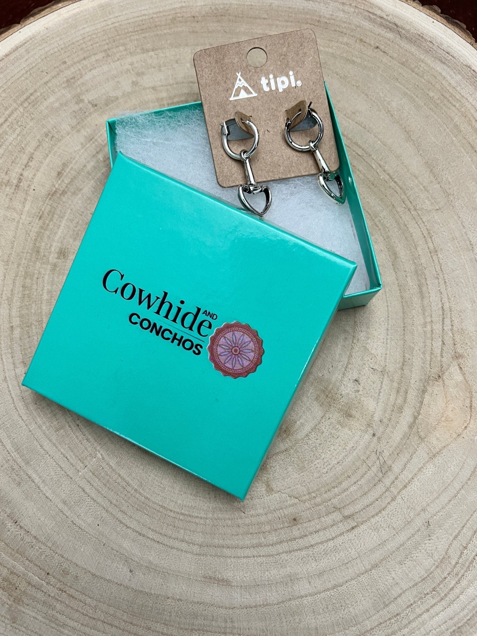 Western Snaffle Bit Dangle Hoop Earrings — Equestrian 1¼" Drop - Rooted & Reckless Co.