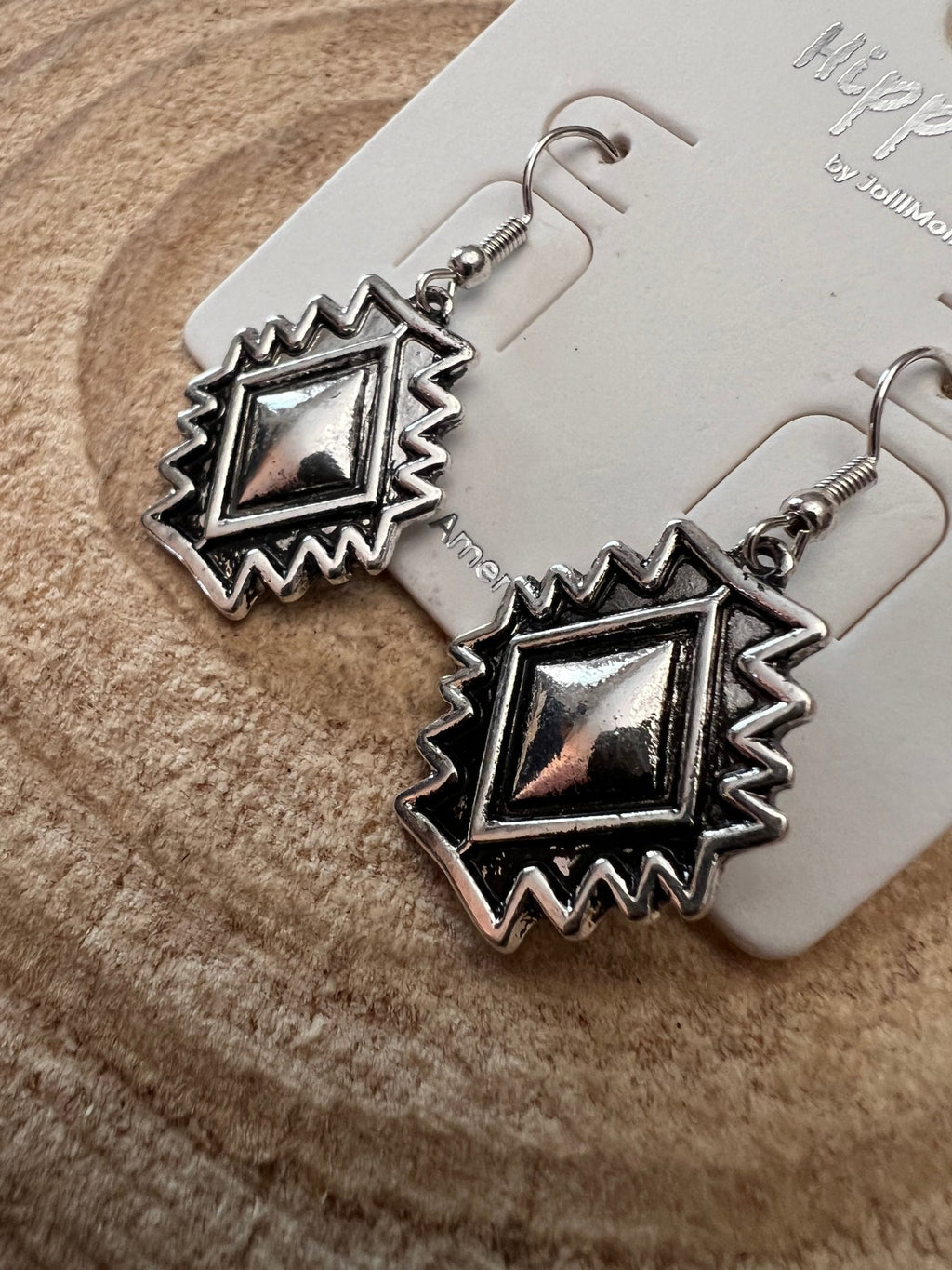 Western Southwestern Concho Dangle Earrings — 1½" Drop - Rooted & Reckless Co.