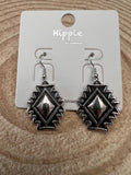 Western Southwestern Concho Dangle Earrings — 1½" Drop - Rooted & Reckless Co.