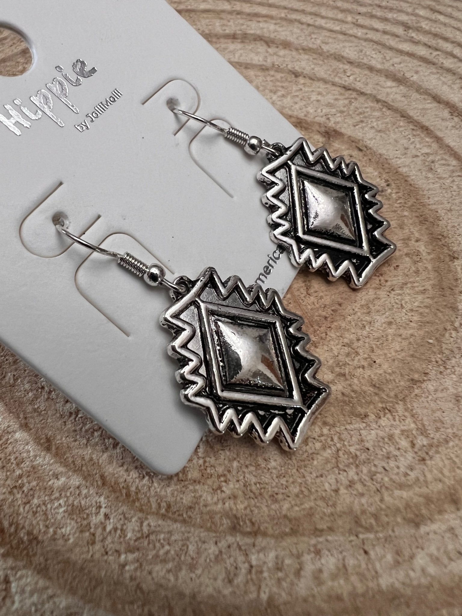 Western Southwestern Concho Dangle Earrings — 1½" Drop - Rooted & Reckless Co.