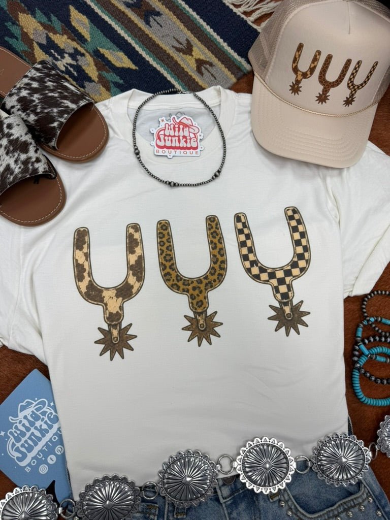 Western Spur Trio Graphic Tee - Rooted & Reckless Co.