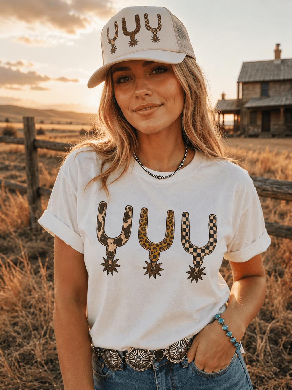 Western Spur Trio Graphic Tee - Rooted & Reckless Co.