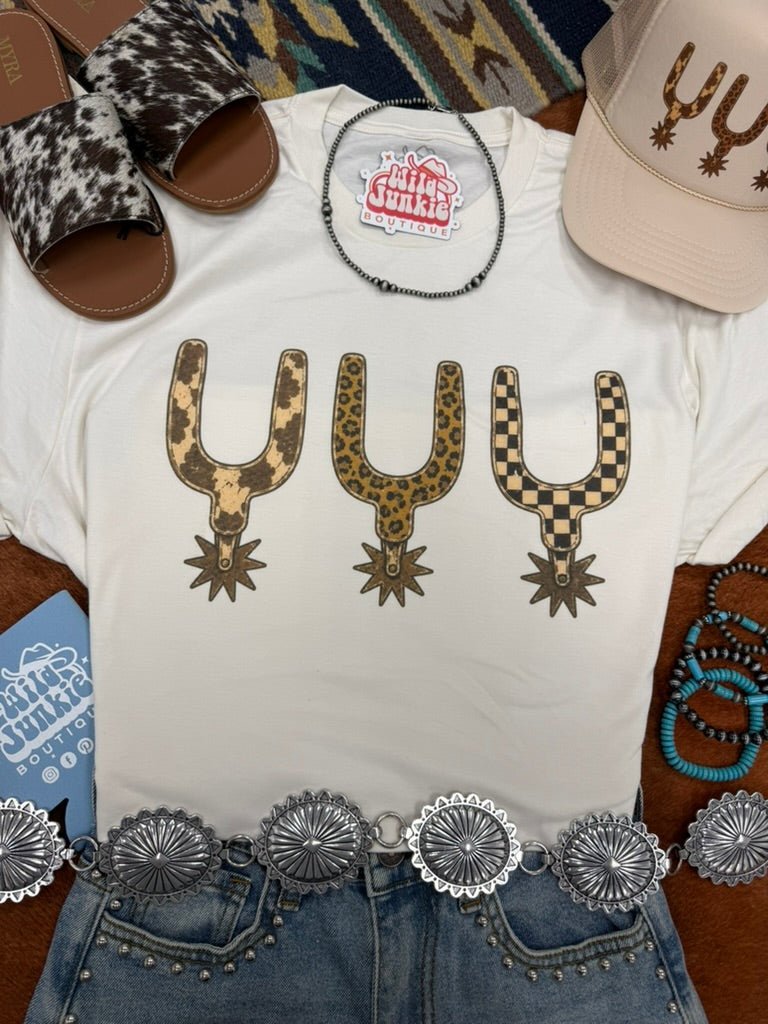 Western Spur Trio Graphic Tee - Rooted & Reckless Co.