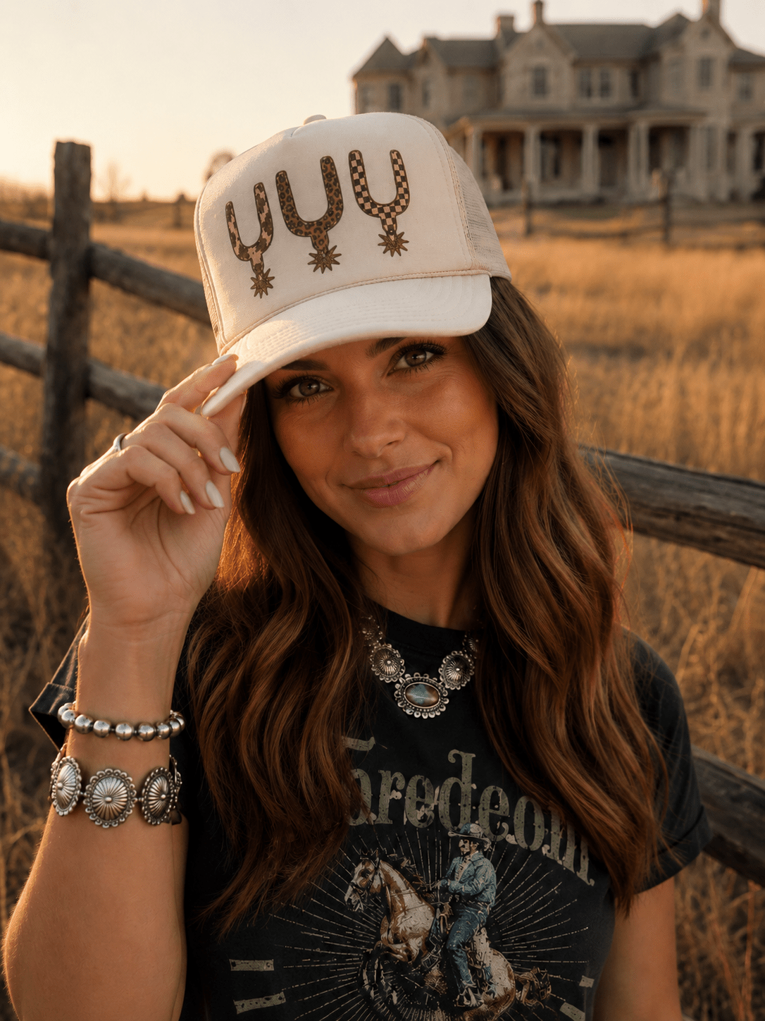 Western Spur Trio Trucker Hat - Rooted & Reckless Co.