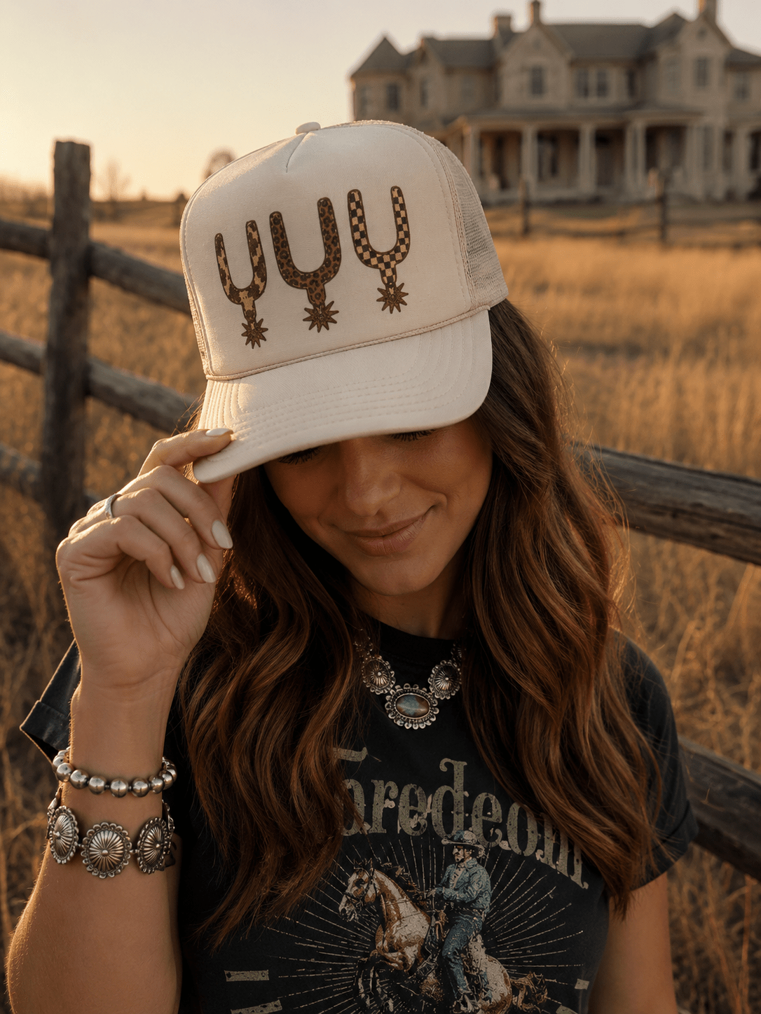 Western Spur Trio Trucker Hat - Rooted & Reckless Co.