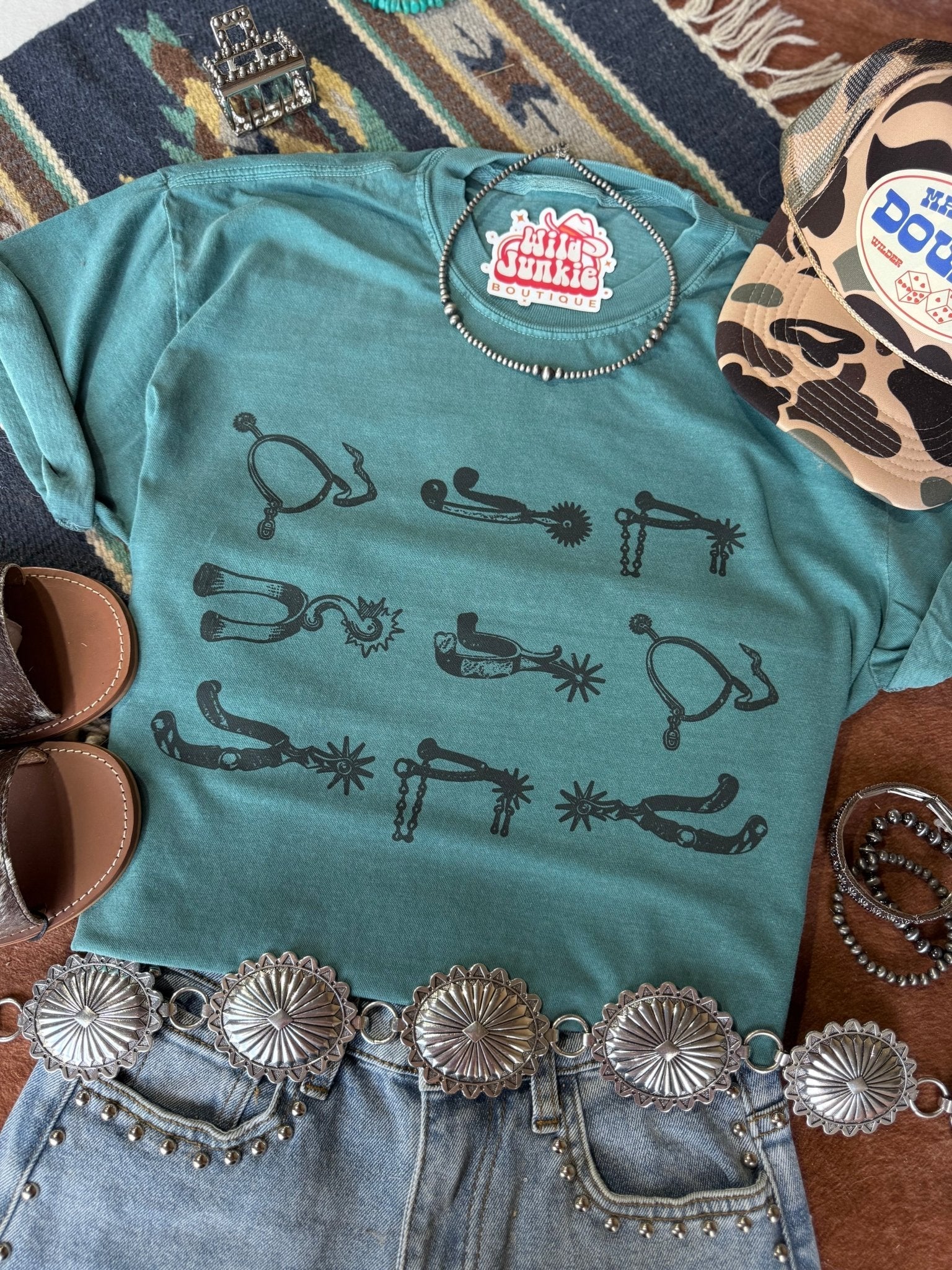 Western Spurs Graphic Tee - Rooted & Reckless Co.