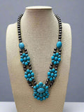 Western Squash Faux Statement Necklace - 21 inch - Rooted & Reckless Co.