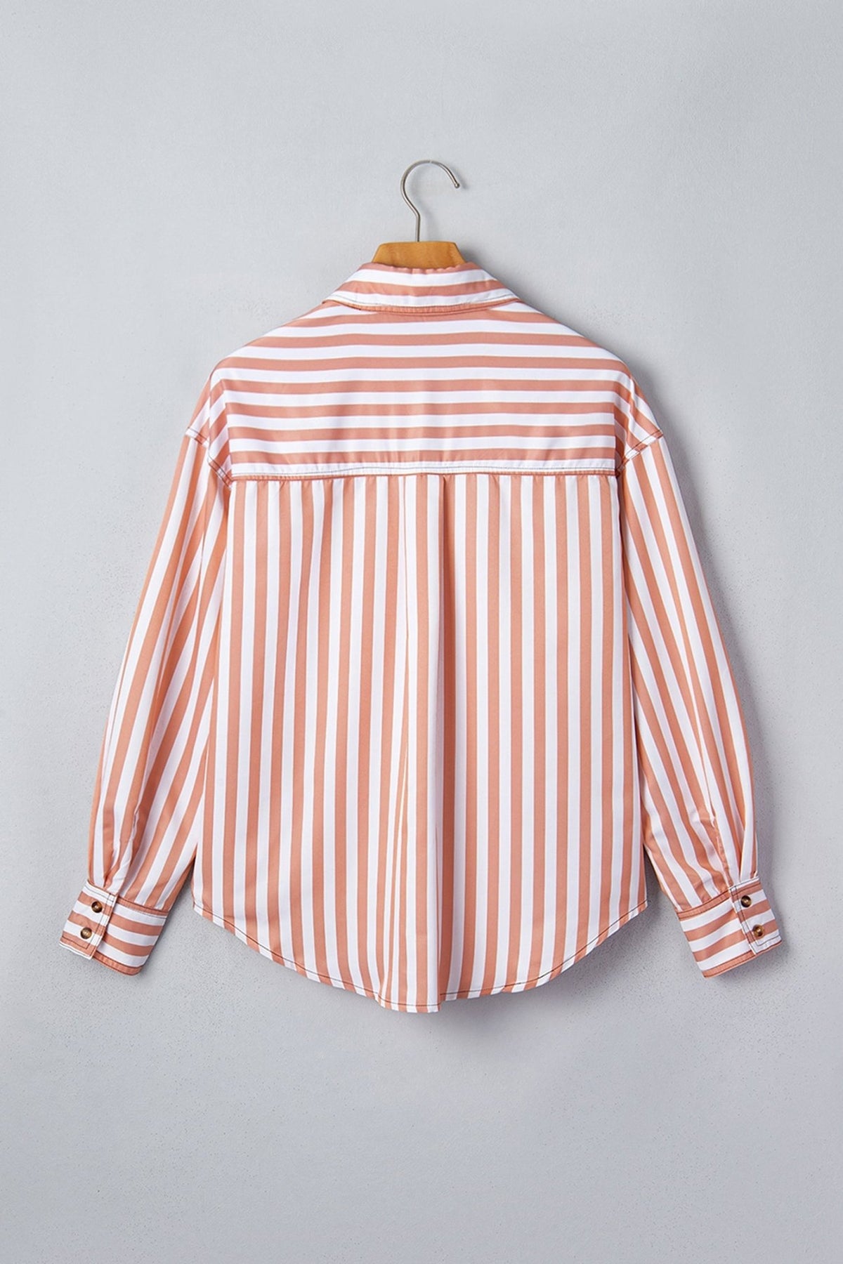 Western Stripe Button Down Long Sleeve Shirt - Rooted & Reckless Co.